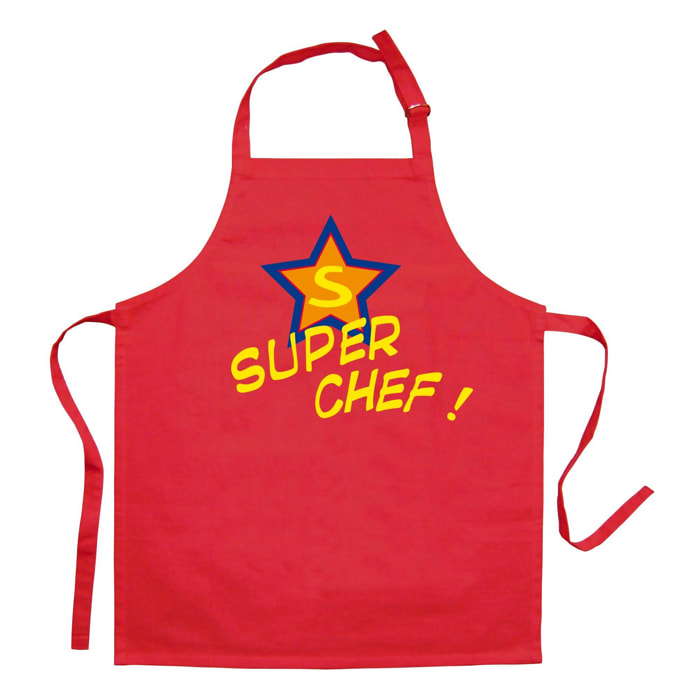 Tablier de cuisine enfant Super Chef recyclé