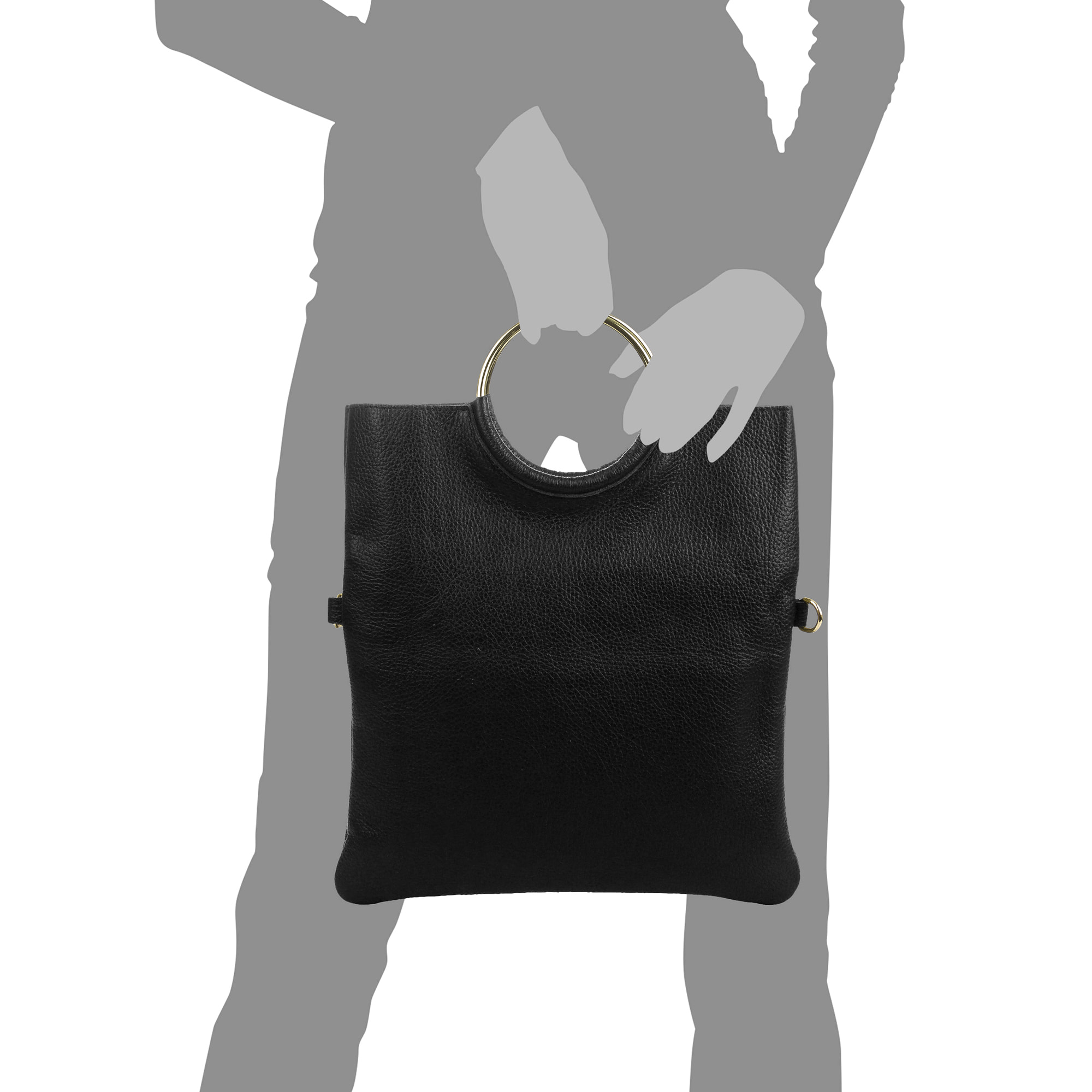 Corinna Borsa a tracolla Donna. Pelle autentica Dollaro.