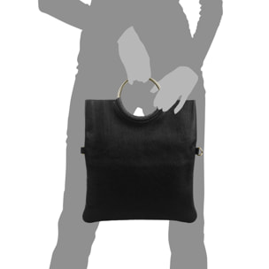 Corinna Borsa a tracolla Donna. Pelle autentica Dollaro.