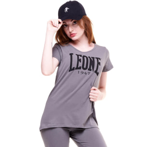 T-shirt da donna maniche corte logo grande Welcome Back