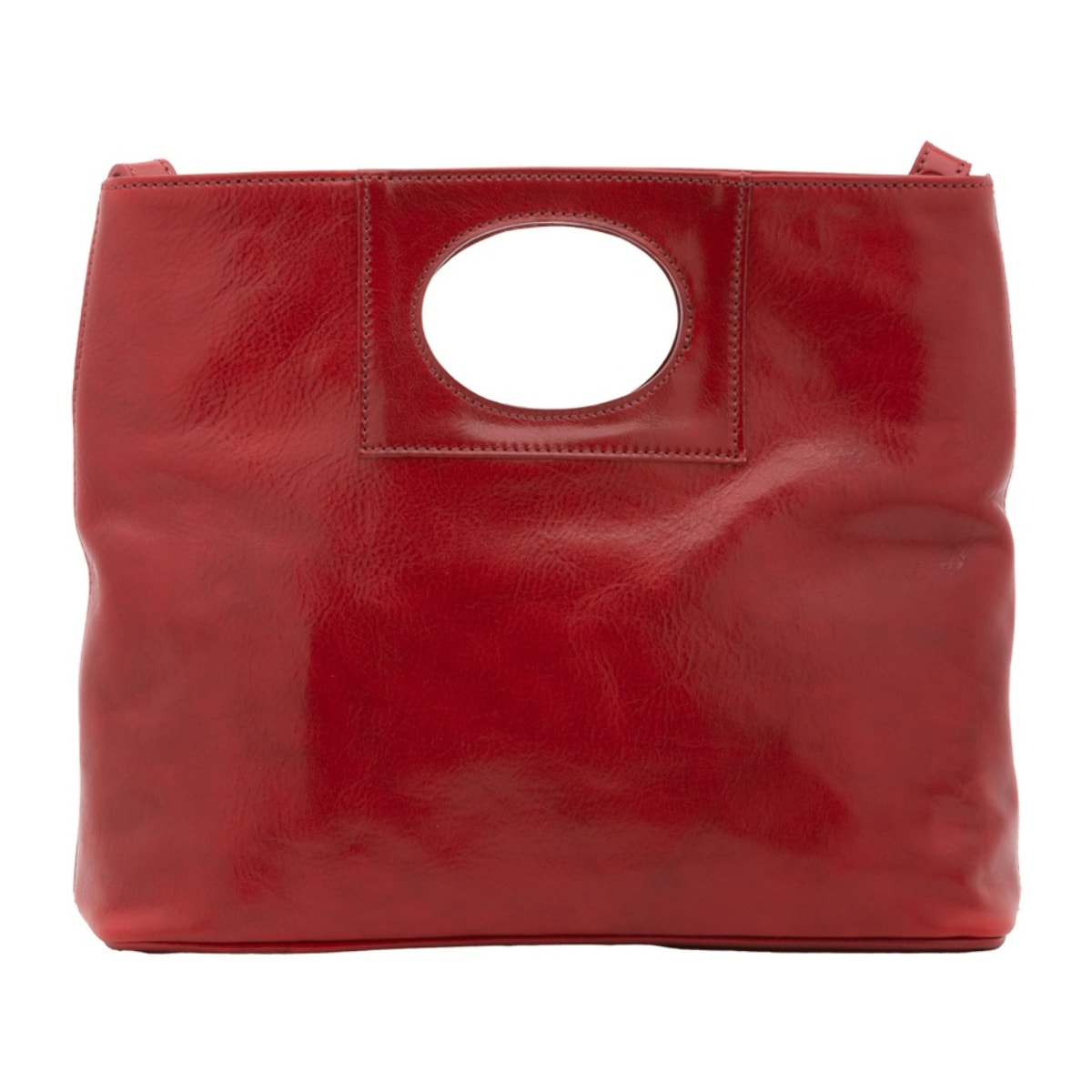Borsa a tracolla da donna - Modello False - Vera pelle - 28.0 x 33.0 x 10.0 cm