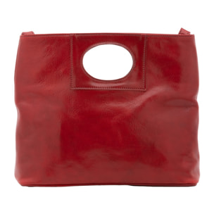 Borsa a tracolla da donna - Modello False - Vera pelle - 28.0 x 33.0 x 10.0 cm