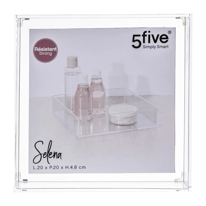 Organiseur 20x20cm "Selena" transparent