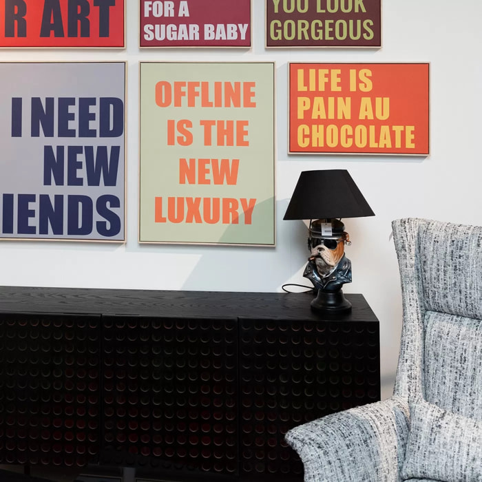 Lampe chien punk Kare Design