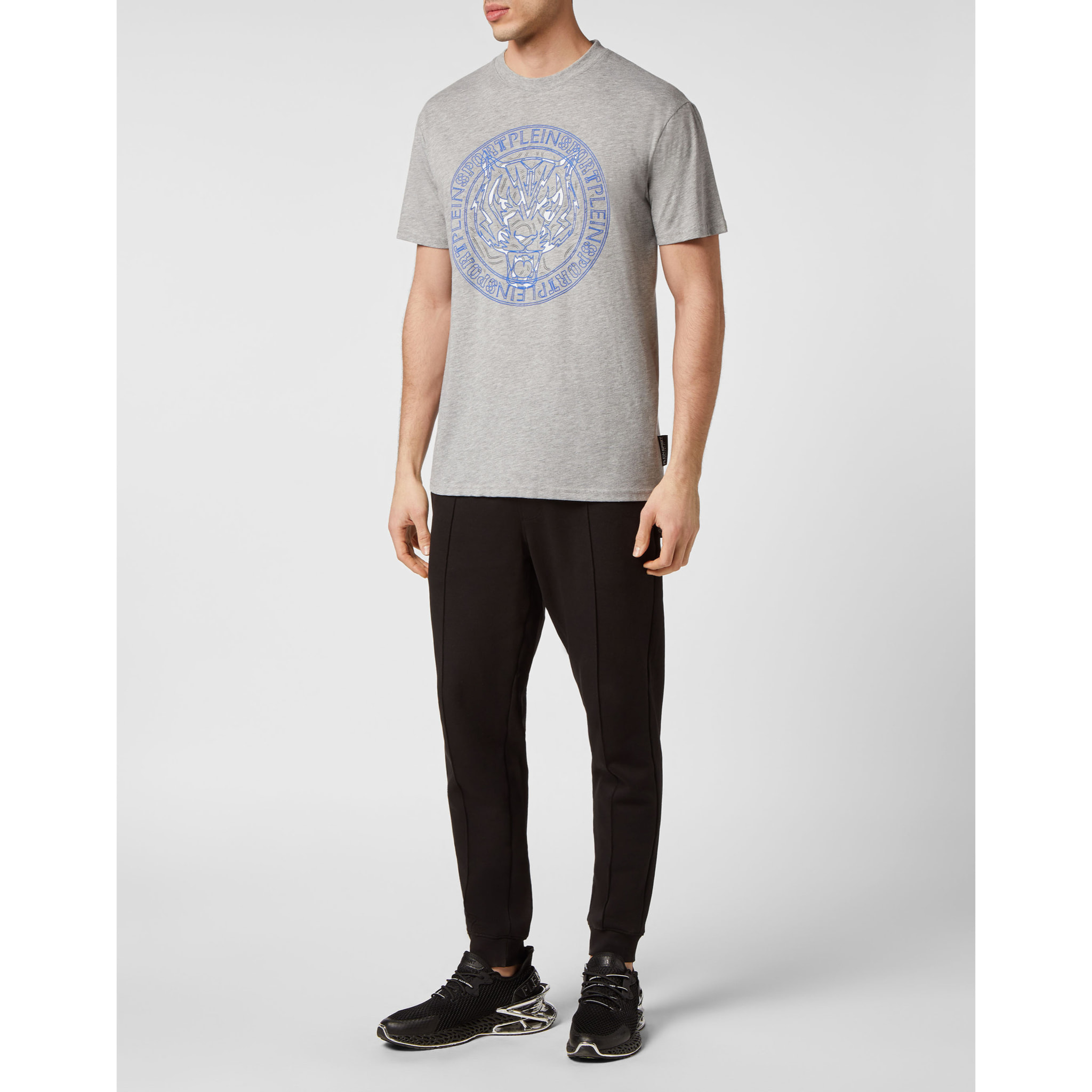 PLEIN SPORT Camiseta Cuello Redondo TIGER