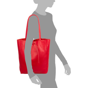 Pordenone Borsa Shopper Donna.Pelle autentica Dollaro