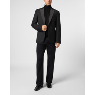 PHILIPP PLEIN Blazer With Lapel Studs