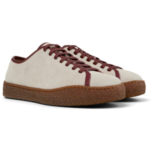 Sneakers - CAMPER Peu Terreno - Beige - Pelle scamosciata