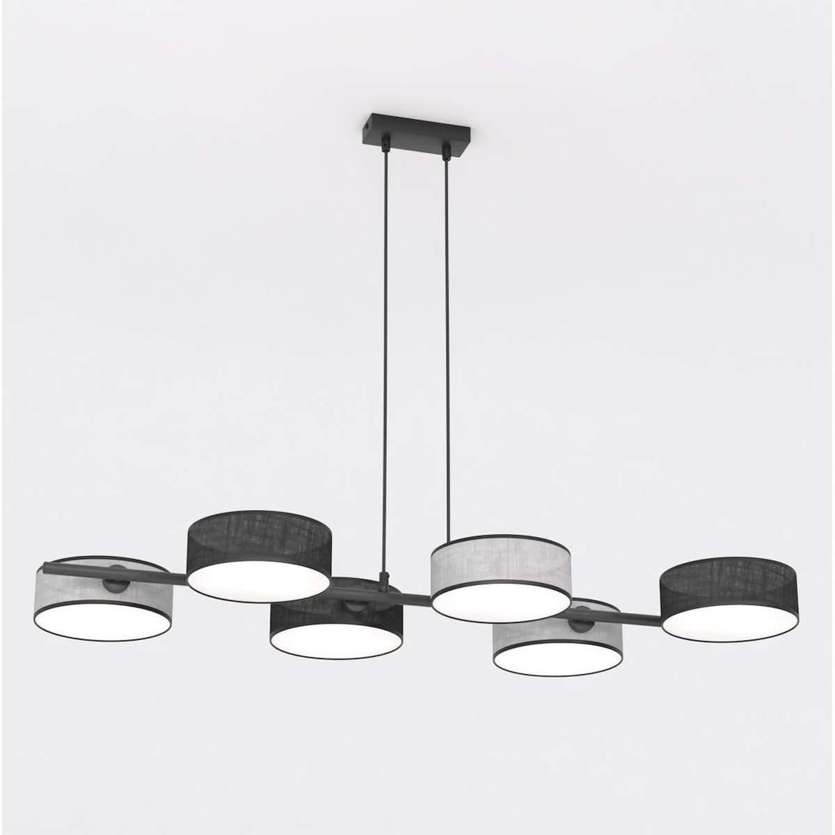 Lampada a sospensione DRUMZ con paralumi cilindrici