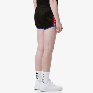 Kappa - Pantaloncini Donna Nero - 222 BANDA LOSILLEGT