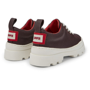 CAMPER Sapo Garnet/Brutus Houston - Sneakers Zapatillas Burdeos Infantil Unisex