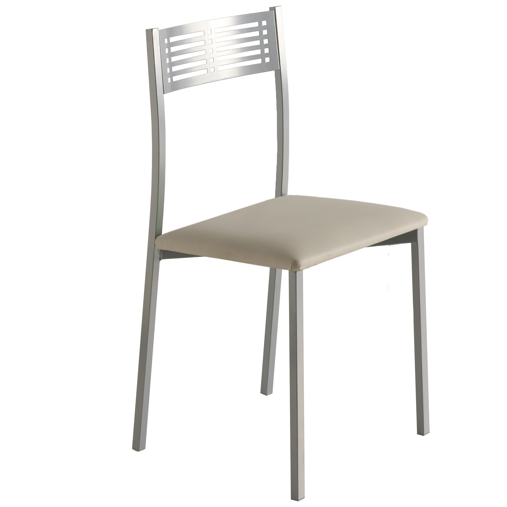 Set de 4 sillas – Polipiel con diseño minimalista