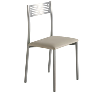 Set de 4 sillas – Polipiel con diseño minimalista