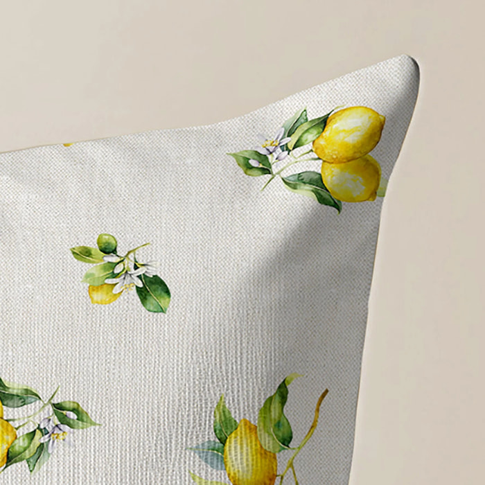 Housse de coussin Agrumi - 100% coton - Multicolore - 30x50 cm