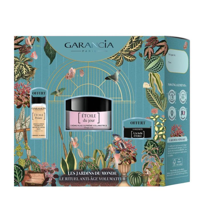 Les Jardins du Monde - Coffret Rituel Anti-Âge Volumateur 3 Produits