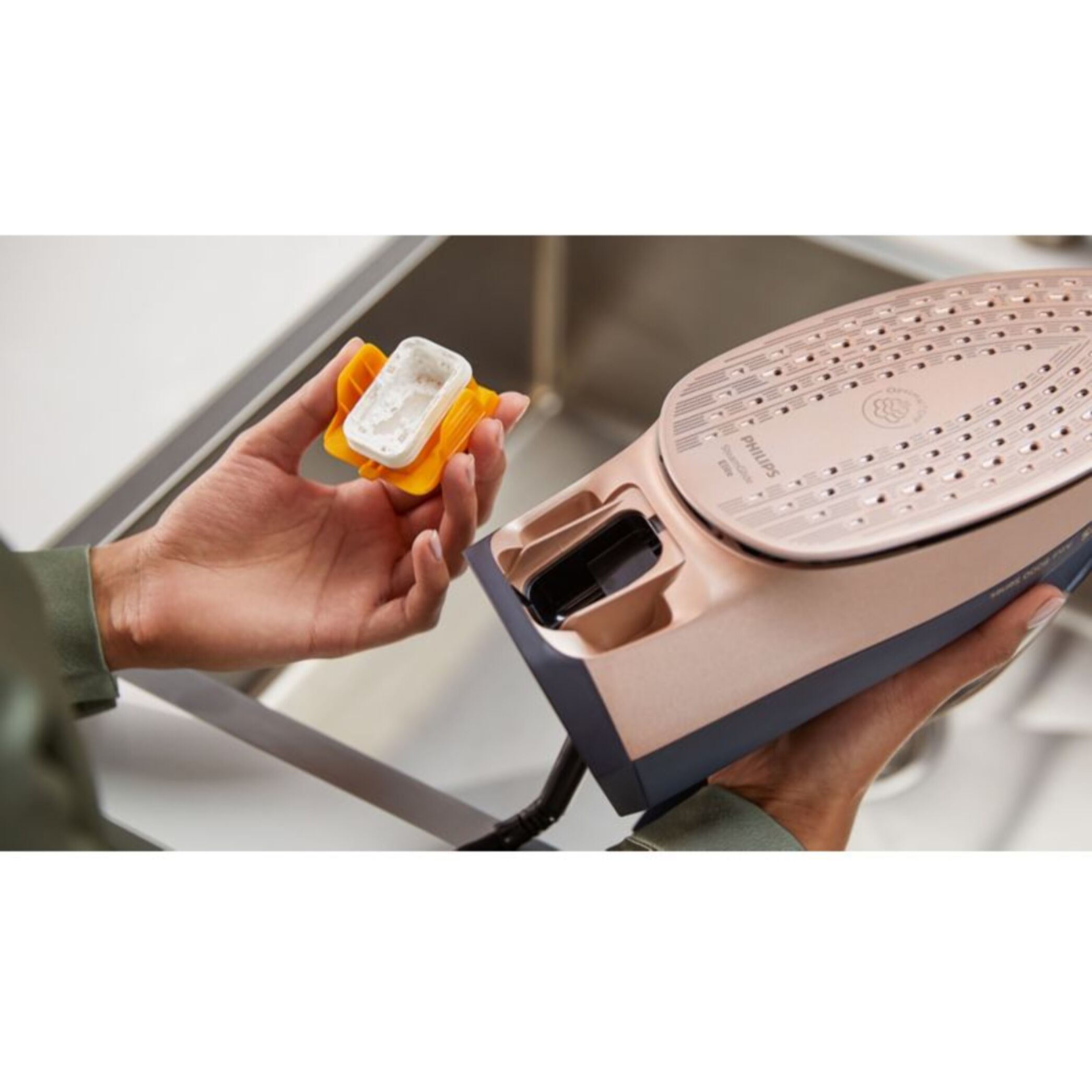 Fer à repasser PHILIPS DST8050/20 fer à vapeur bleu et doré