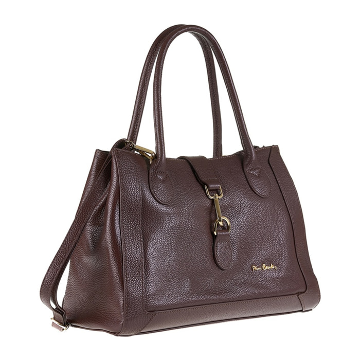 Borsa a mano da donna Made in Italy - Modello Althea Lux - 100% pelle - 34.5 x 22.0 x 17.0 cm