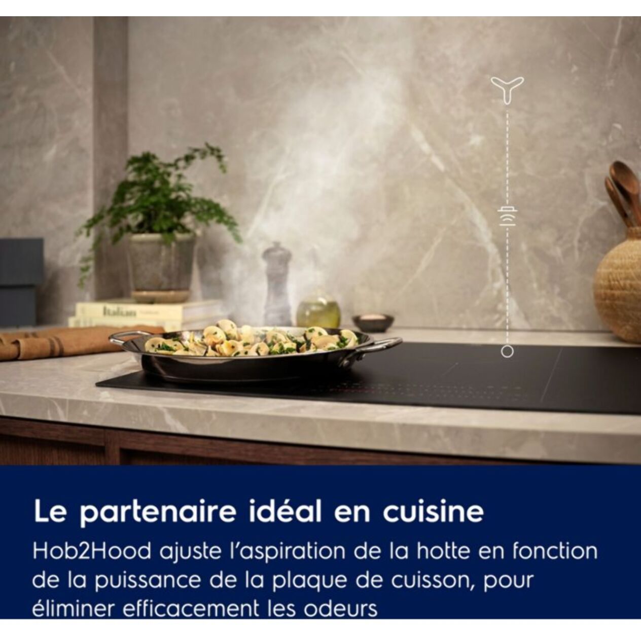Hotte décorative murale ELECTROLUX LFT819K