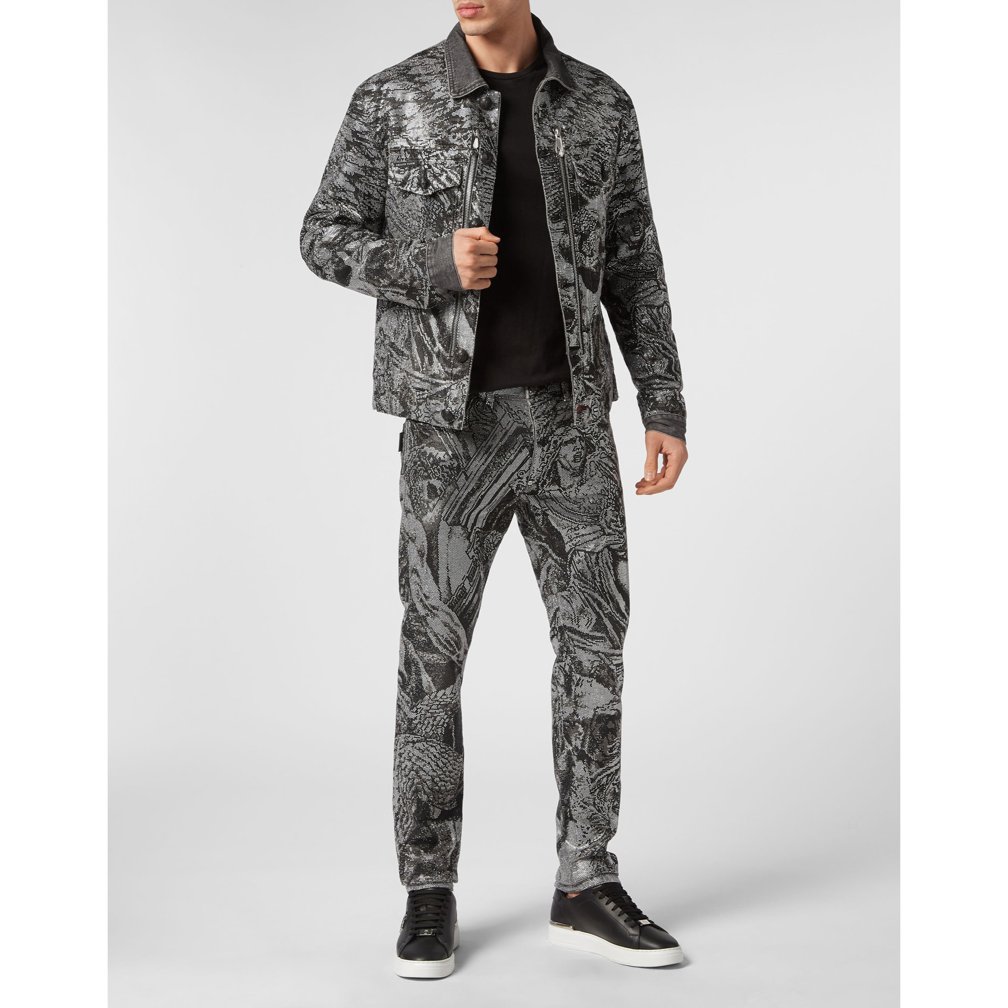 PHILIPP PLEIN Denim Jacket TATTOO