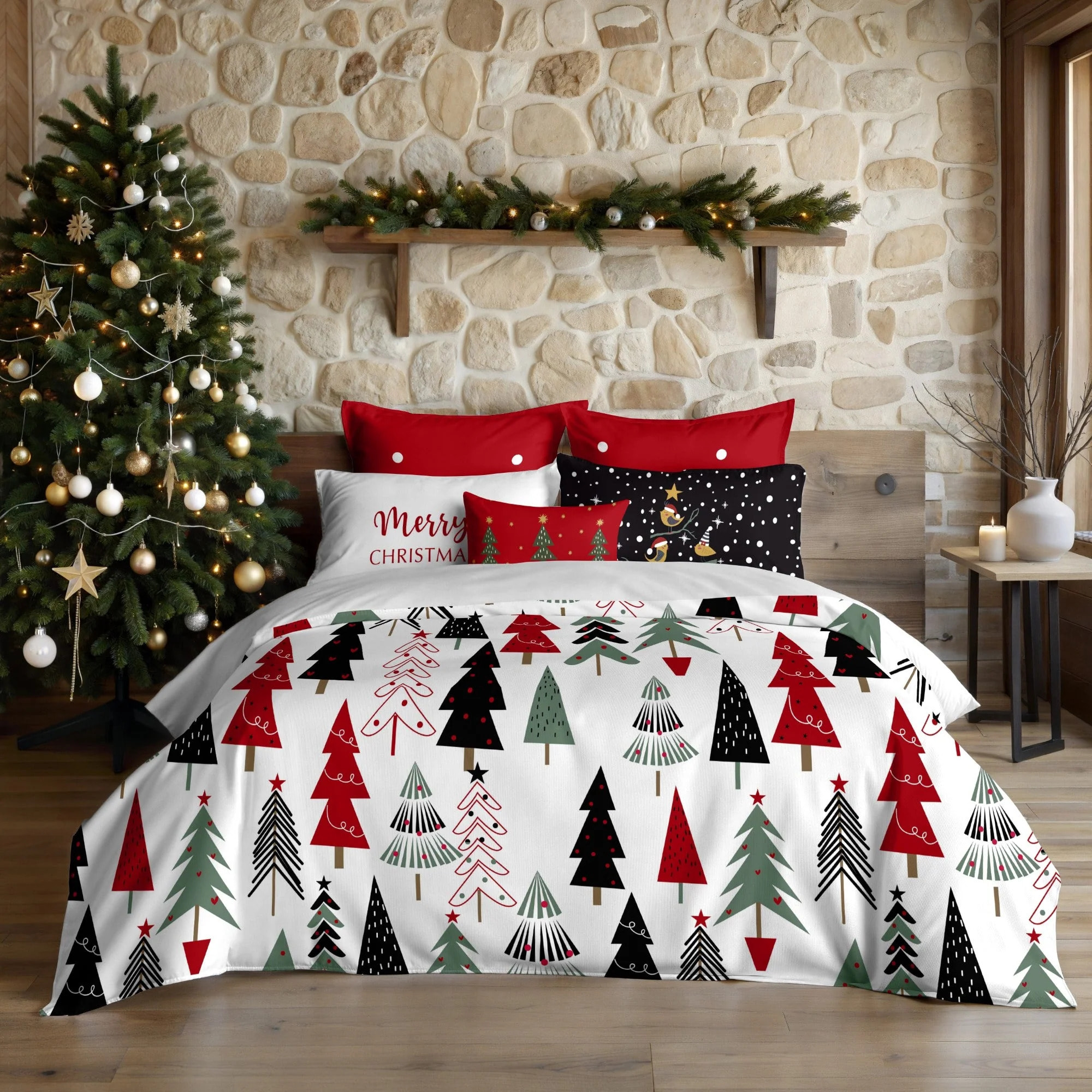 Housse de couette avec boutons-pression Laponia 50