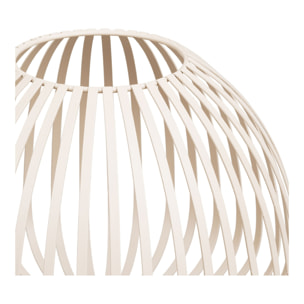Lanterna Stoense in metallo beige a fasce ø25x20 cm