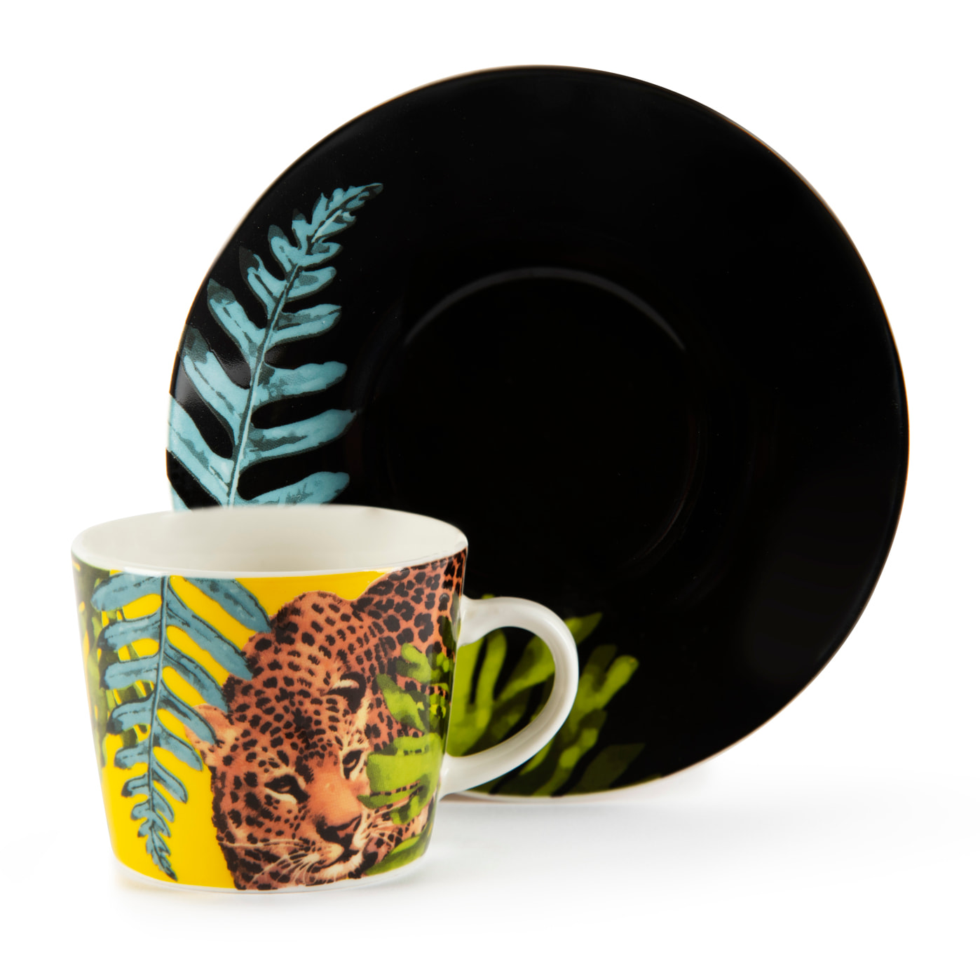 Set 6 Tazze Caffè con Piattino Excelsa – Madagascar, New Bone China Multicolore