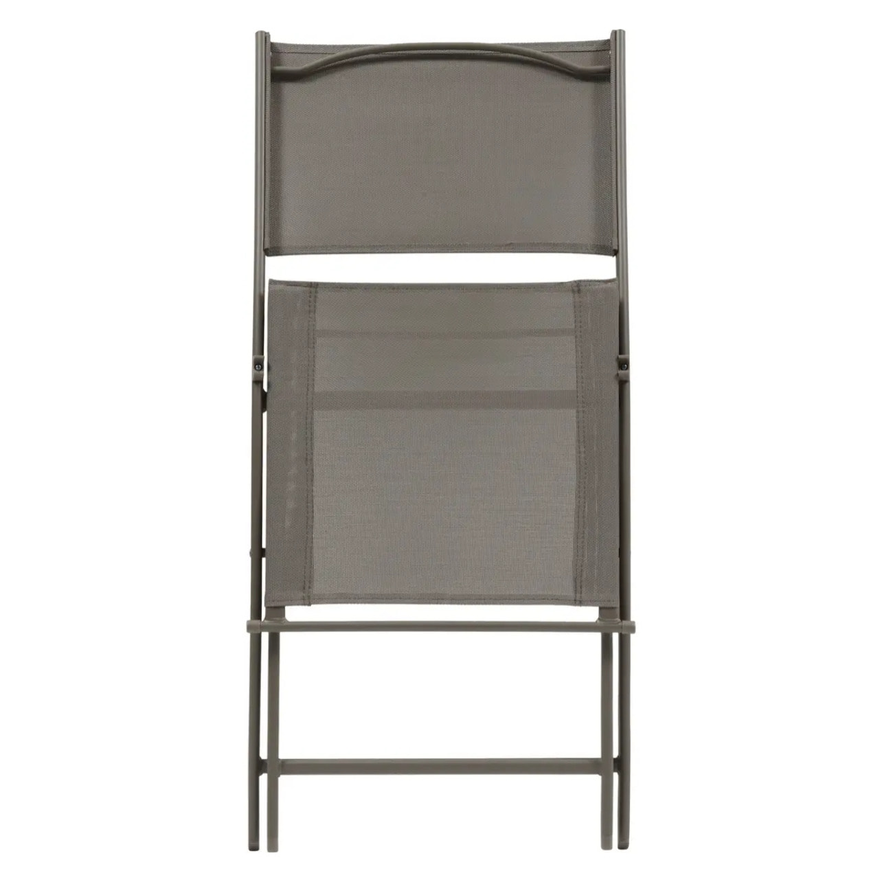 Lot de 4 Chaises de jardin Modula pliables noisette