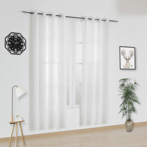 Tenda traslucida con stampa 140x260 cm.