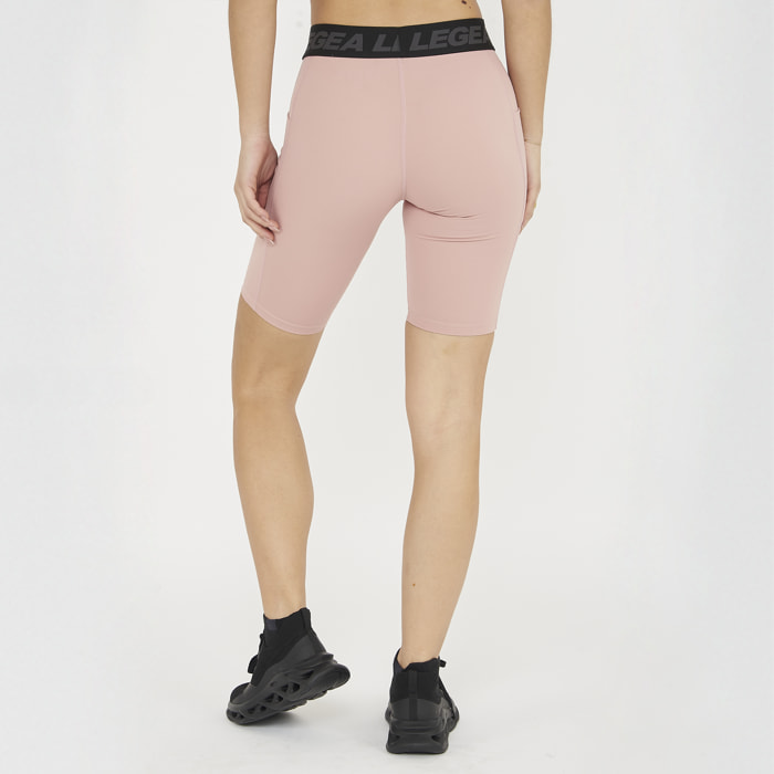 short fitness donna teti rosa