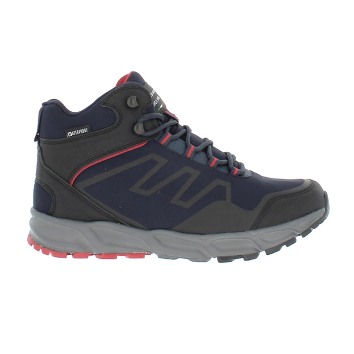 Armata di Mare Scarpe Alte Uomo Trekking Outdoor Escursionismo Waterproof con Soletta Rimovibile in Memory Foam AMU W22T300 Navy Red