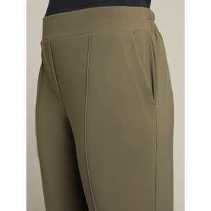 Elena Mirò - Pantalones en tejido de punto - Verde