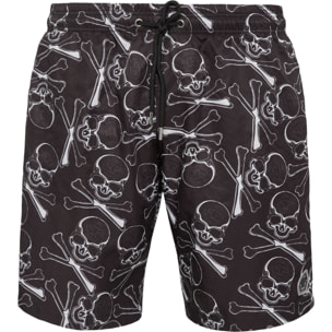 PHILIPP PLEIN Swim Trunks SKULL&BONES