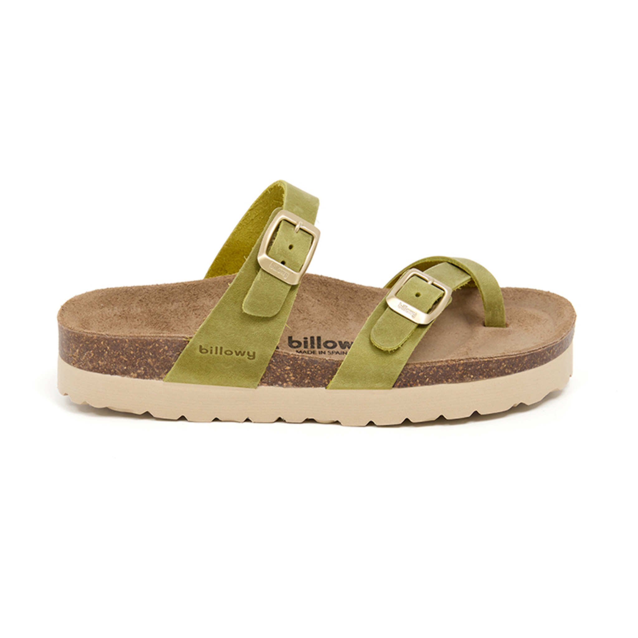 SANDALO CON ZEPPA BILLOWY VERDE