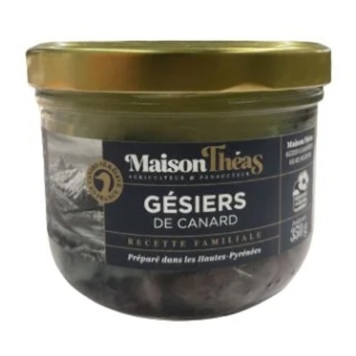 Gésiers de canard confits x15 ~350g ? Maison Théas