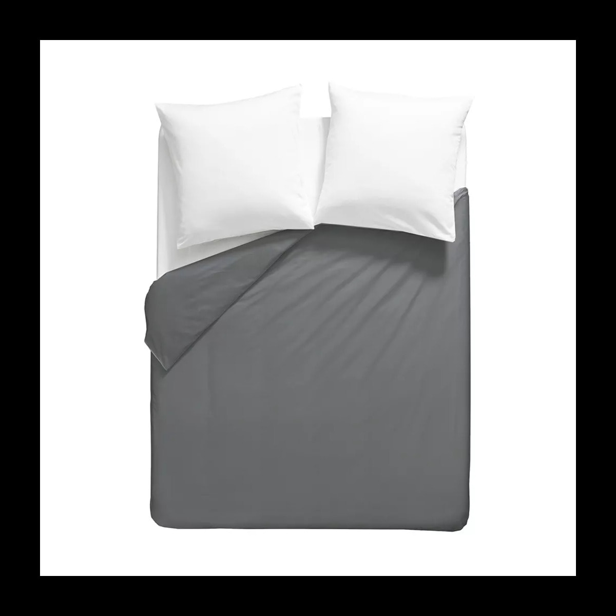 Housse de couette Olana acier