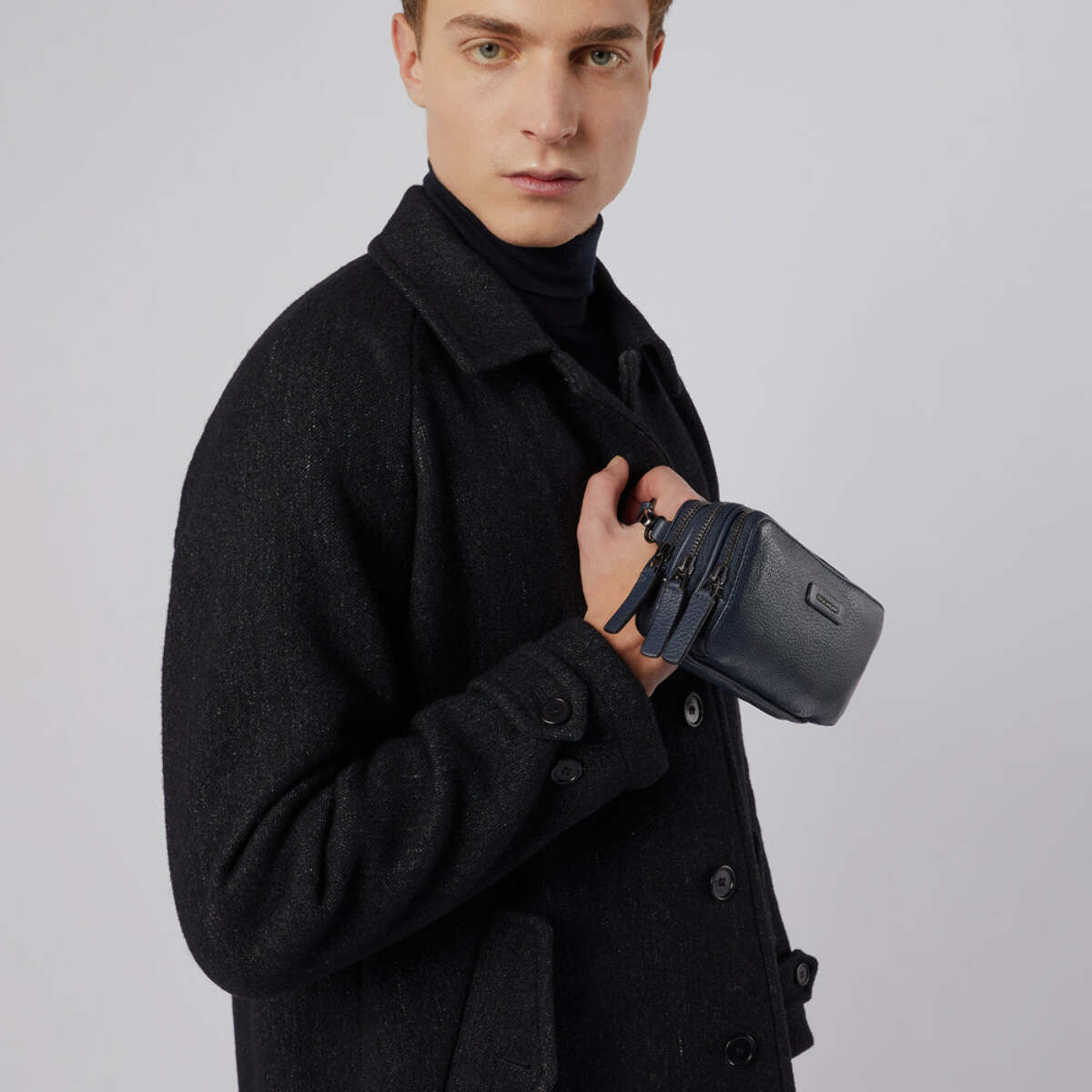 Piquadro Pochette uomo a tre scomparti