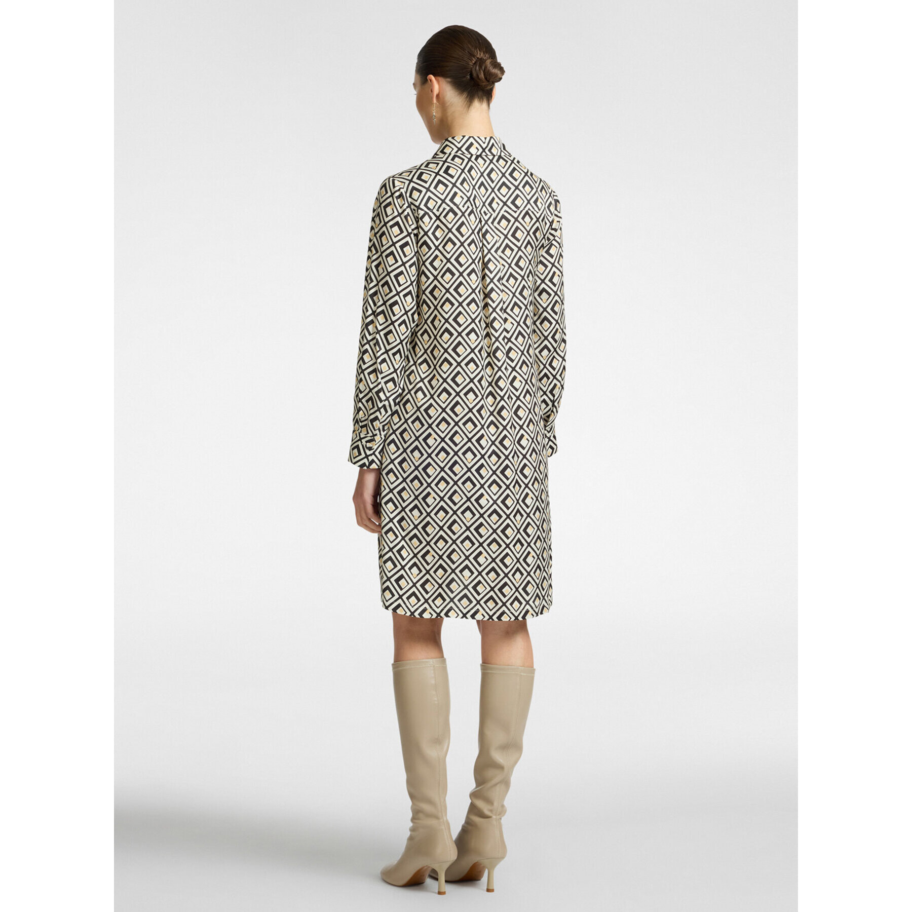 Elena Mirò - Vestido estampado - Negro