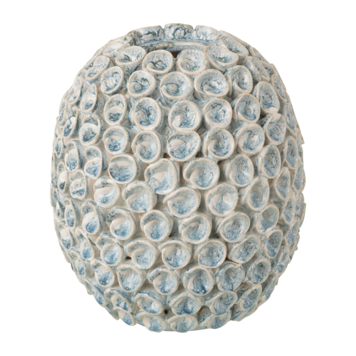 J-Line Vase Milan - céramique - bleu clair - small