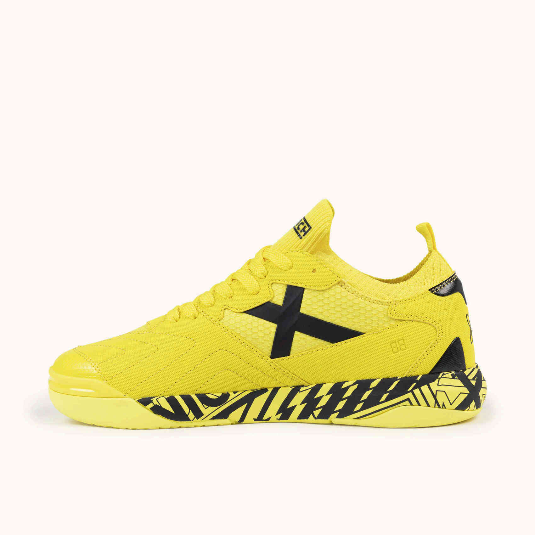 MUNICH GRESCA 2.0 10 Zapatillas de Fútbol Sala Profesionales Amarillo y Negro