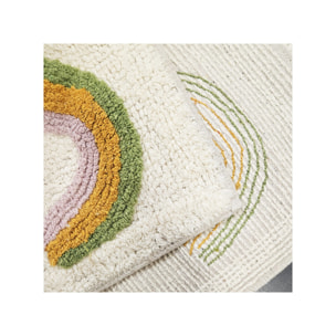 Tapis enfant rectangulaire arc-en-ciel 90 x150cm - RAINBOW