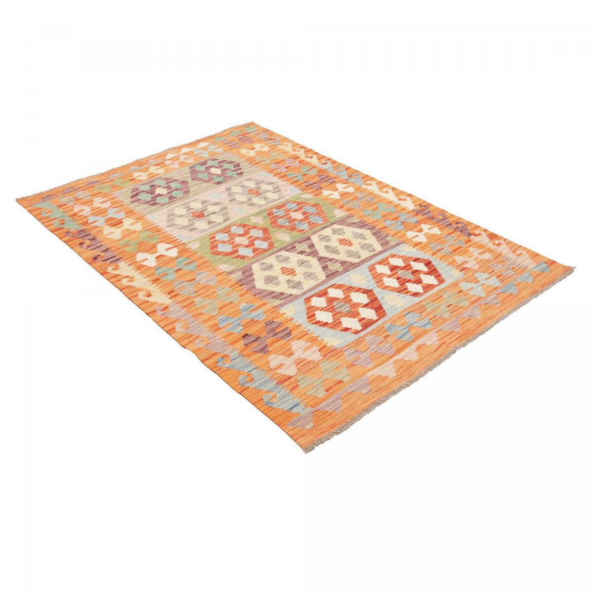 Tapis kilim au motif ethnique, tissé plat authentique, POJEG
