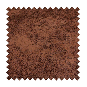 NORDIC - Canapé d'angle réversible - 4 places - Convertible - Industriel vintage - Marron