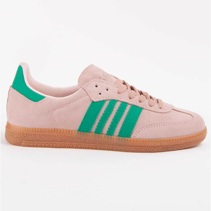 Sneaker De Piel - Rosa