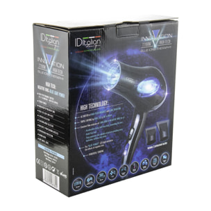 Asciugacapelli Innovation 2200W Higt Thec Blue Ions Therapy - 2200W - Nero