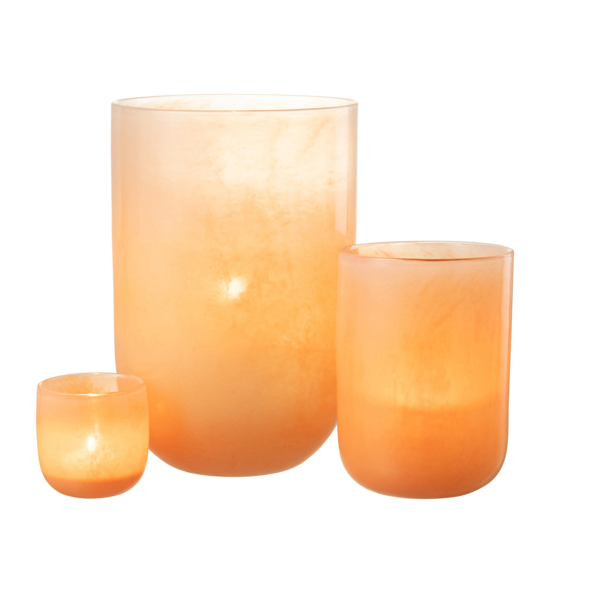 J-Line vase Corrie - verre - corail - large - 37 cm de hauteur