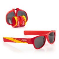 Occhiali da sole pieghevoli Sunfold Mundial Spain Red - Rosso e giallo - 14,5x4,5x15,5 cm