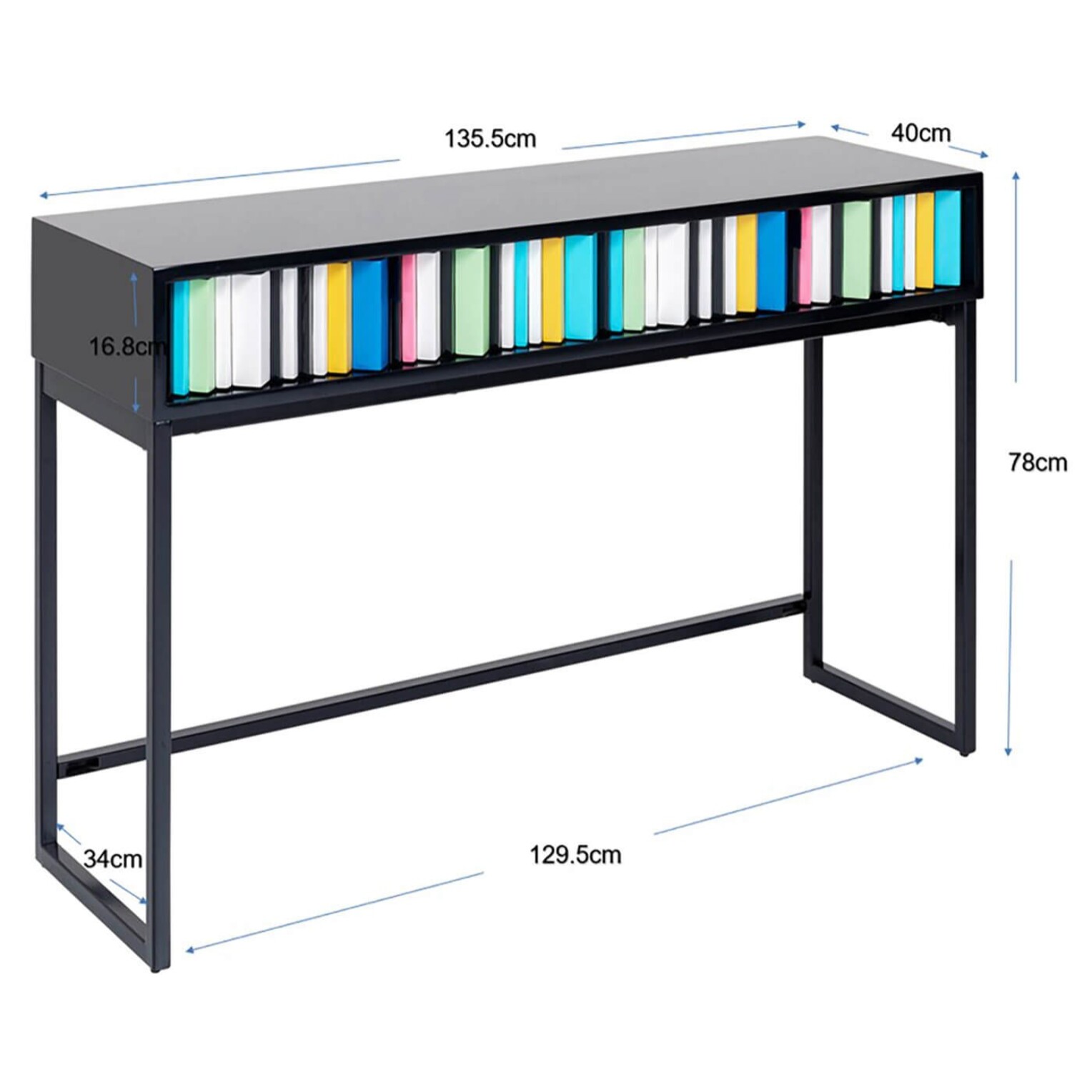 Console Concertina Colore 136x40cm Kare Design