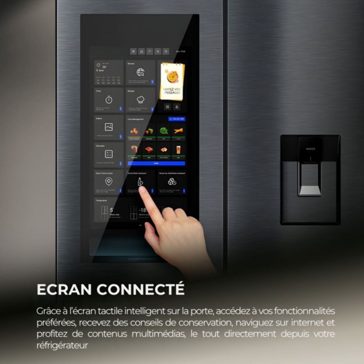 Réfrigérateur multi portes HAIER HFW99F19ESSB