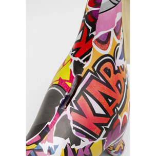Tirelire chien doré graffiti Kare Design