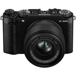 Appareil photo Hybride FUJIFILM Kit X-M5 Noir + XC15-45mm